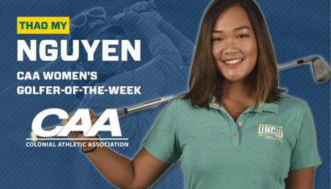 Đánh 70 gậy vòng chung kết, Thảo My giúp tuyển Seahawks về nhì giải William&Mary Invitational